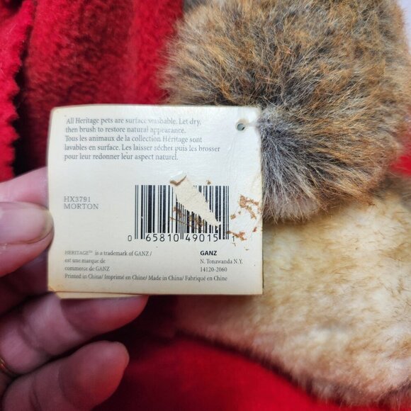 Ganz Heritage Collection Morton Mouse 11 Inch Retired With Tag Christmas Mouse - Picture 9 of 14